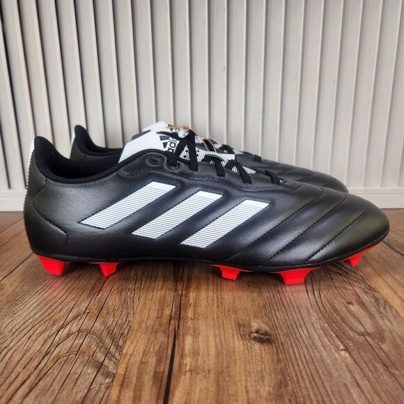 Adidas Goletto VIII FG Mens Sz 13 Black White Athletic Soccer Cleats Boot GX7793 - Picture 2 of 11